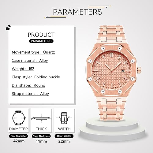 BARAMON Mens Watche Royalty Stainless Steel - Stellmor