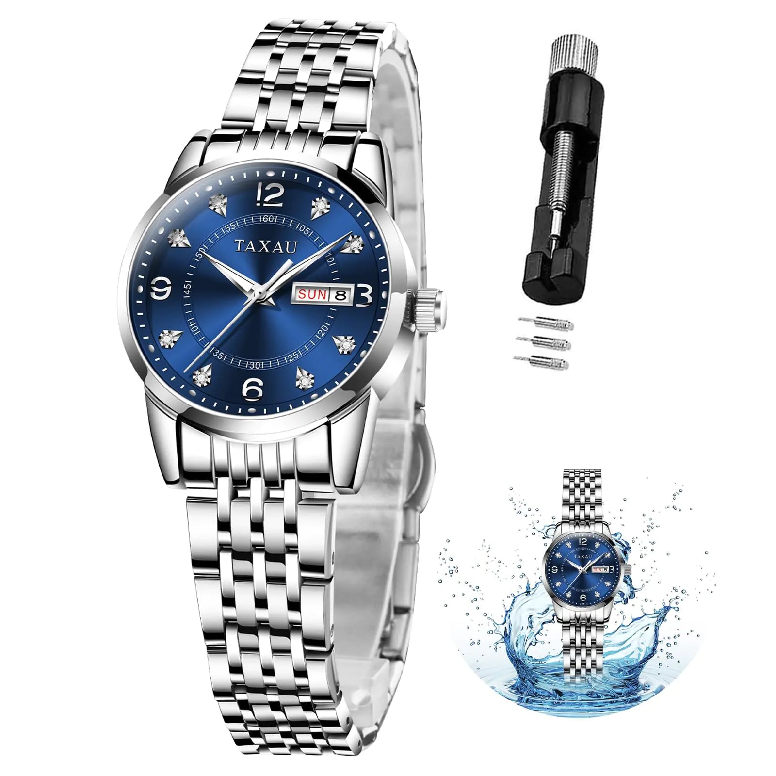 Taxau Watches for Women Blue Watch - Stellmor