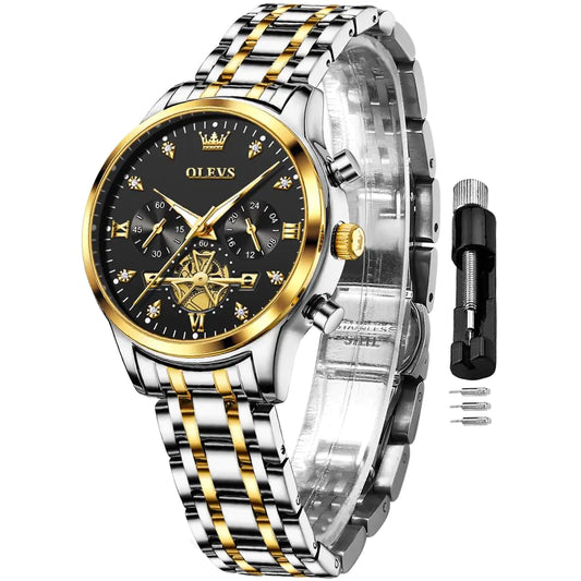 OLEVS Elegant Women's Diamond Business Watch - Stellmor